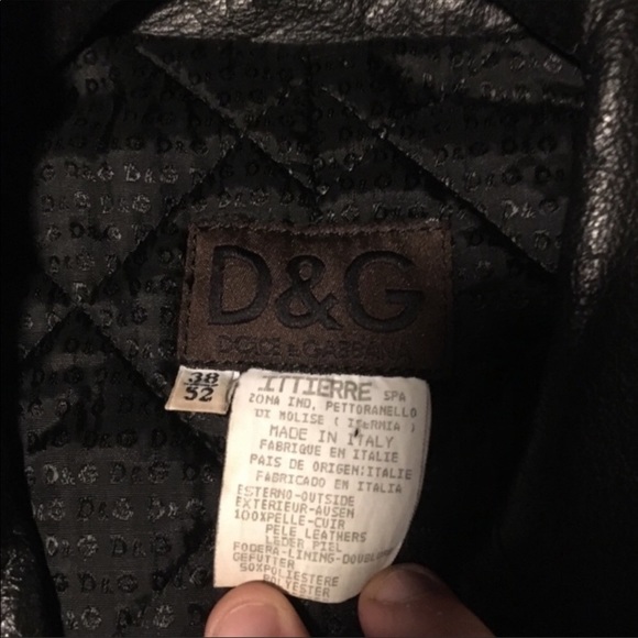 Authentic Dolce & Gabbana leather jacket - Picture 3 of 7